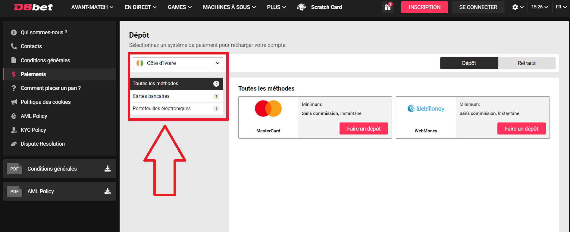 Des méthodes de paiement pratiques et rapides